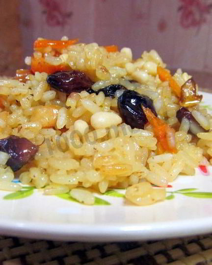 Рецепт плова фруктового