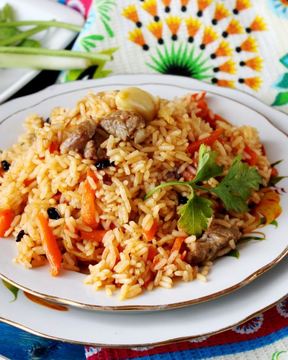 Плов из баранины в казане