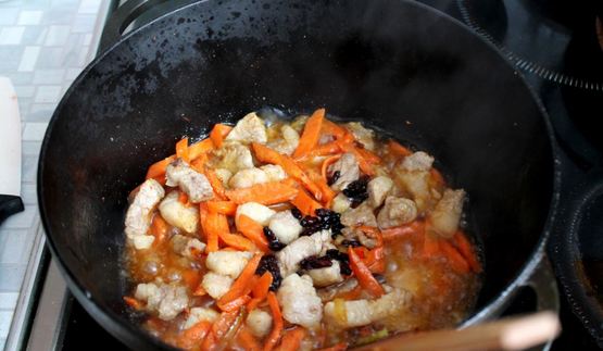 плов из баранины в казане