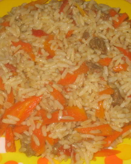 Рецепт плова из говядины в мультиварке