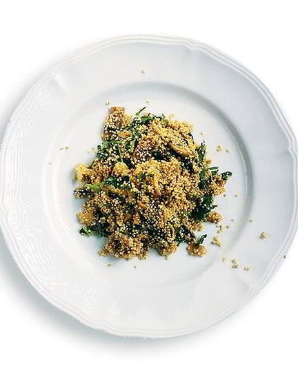 Рецепт плова из киноа с грибами