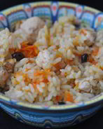 Плов из курицы на сковороде