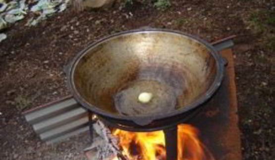 плов на костре