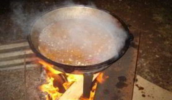 плов на костре