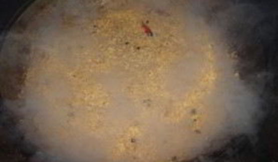 плов на костре