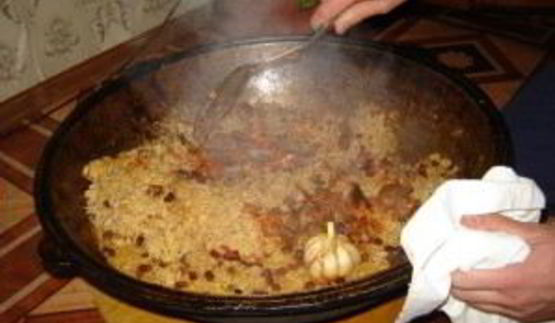 плов на костре