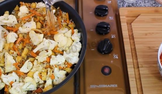 плов постный с овощами