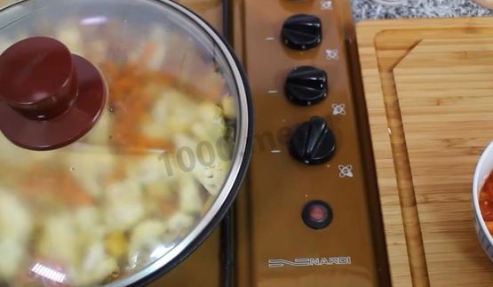 плов постный с овощами