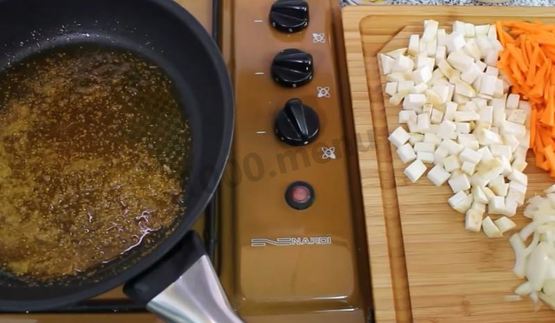 плов постный с овощами