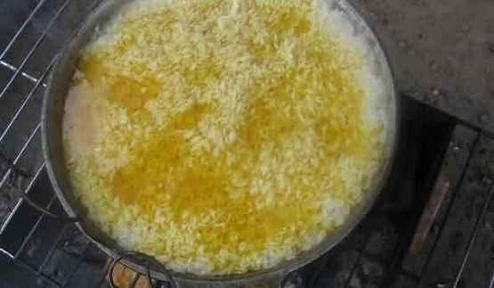 плов праздничный по-узбекски