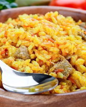 Плов с бараньими ребрами