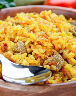 Плов с бараньими ребрами