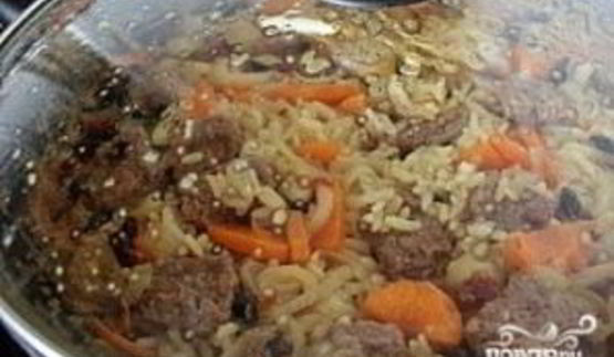 плов с фаршем