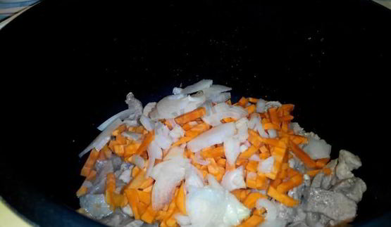 плов с говядиной в мультиварке