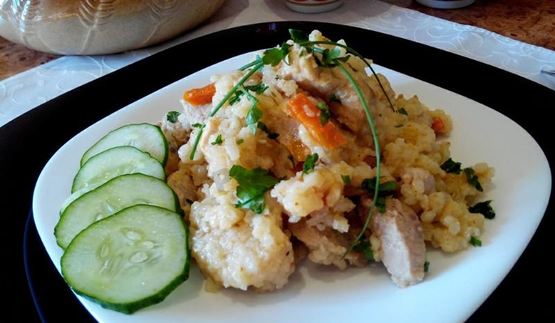 плов с говядиной в мультиварке