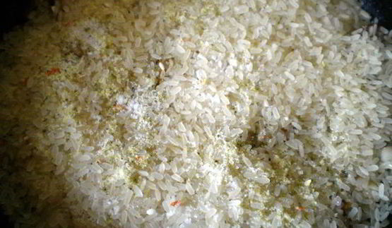 плов с грибами