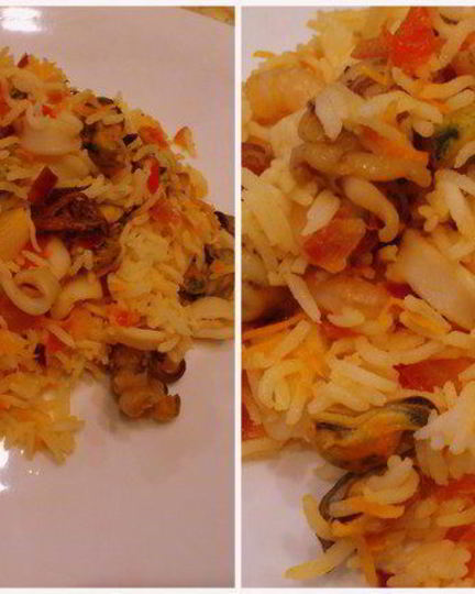 Рецепт плова с морепродуктами