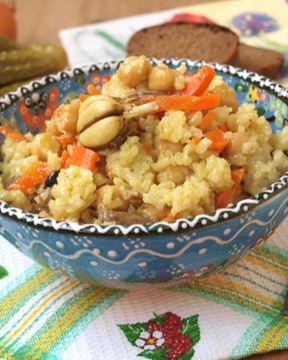 Плов с нутом