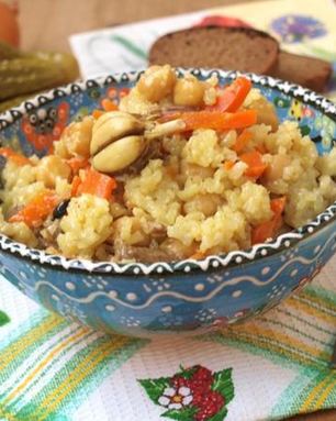 Плов с нутом