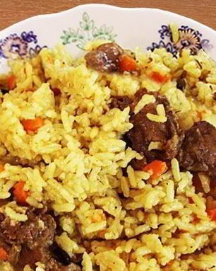 Плов с ребрышками в мультиварке