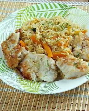 Плов с рыбой