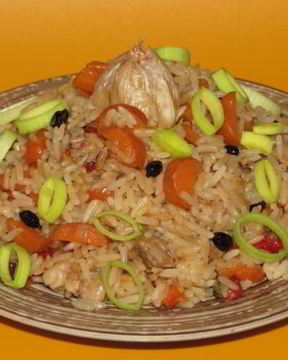 Плов со свининой в скороварке