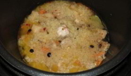 плов со свининой в скороварке