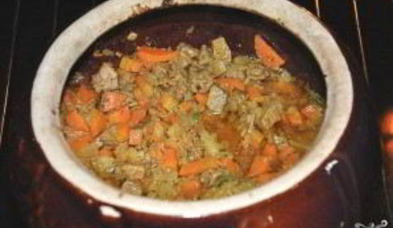 плов в горшочках со свининой