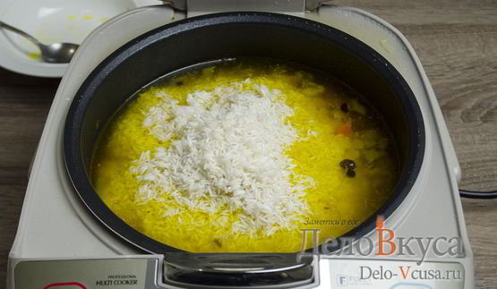 плов в мультиварке