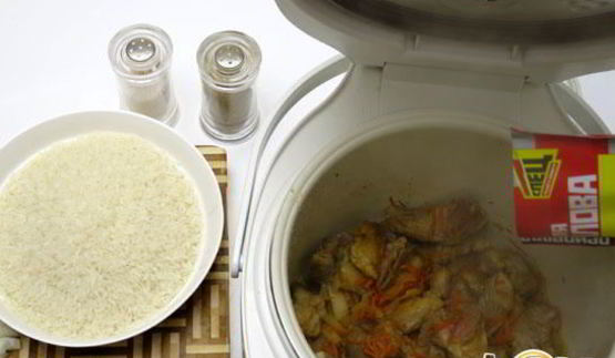 традиционный плов с бараниной в мультиварке