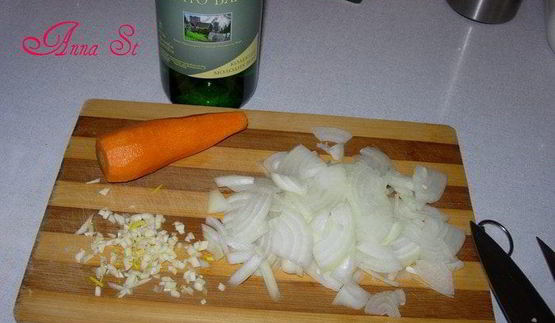 фрикасе из кролика с тимьяном