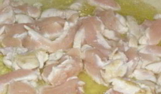 фрикасе из курицы с шампиньонами