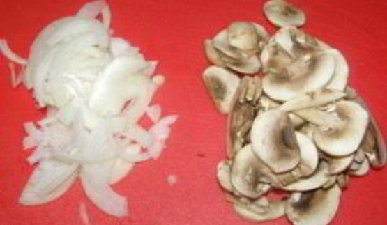 фрикасе из курицы с шампиньонами