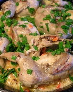 Фрикасе из куропатки