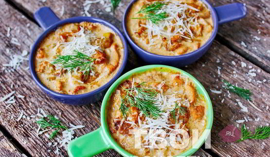 фрикасе с грибами