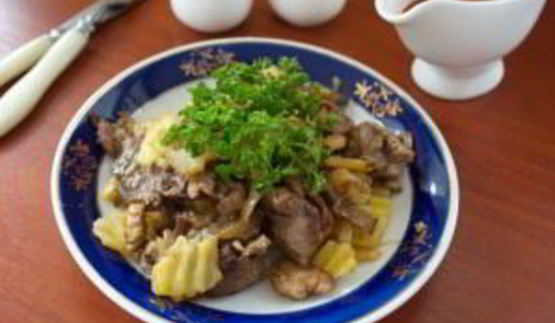 картофельное рагу с мясом