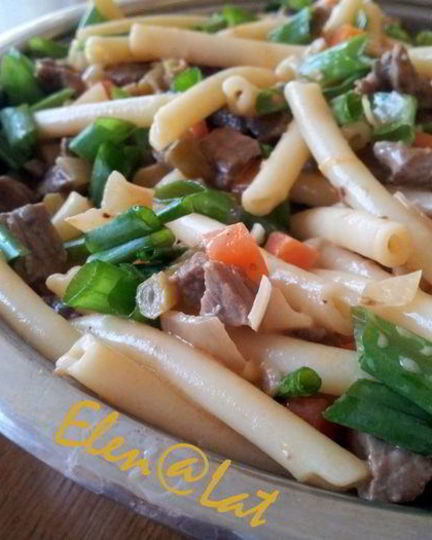 Рецепт мини-маккерончинь с аппетитным рагу