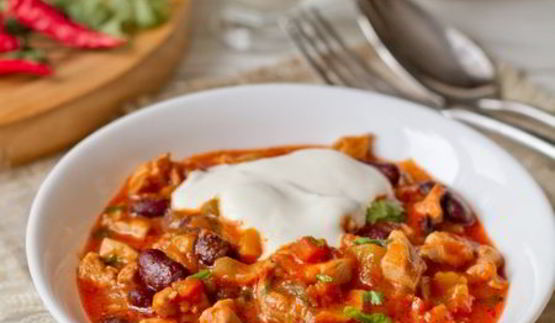 острое рагу из курицы с тыквой