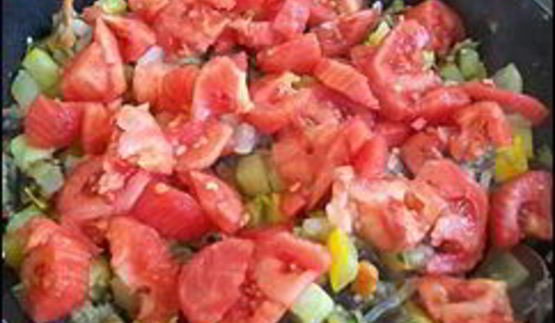 овощное рагу с баклажанами и кабачками