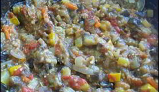 овощное рагу с баклажанами и кабачками