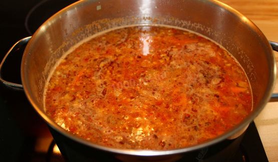 овощное рагу с фрикадельками