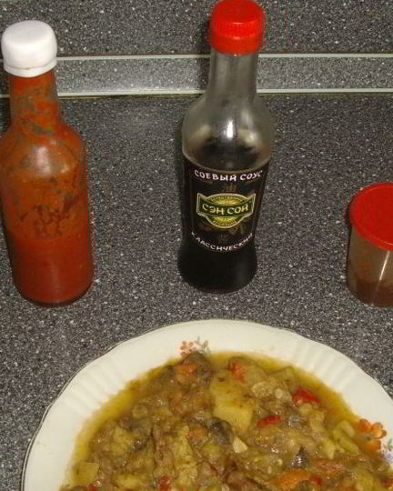 Рецепт овощного рагу с говядиной