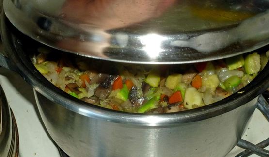 овощное рагу с грибами