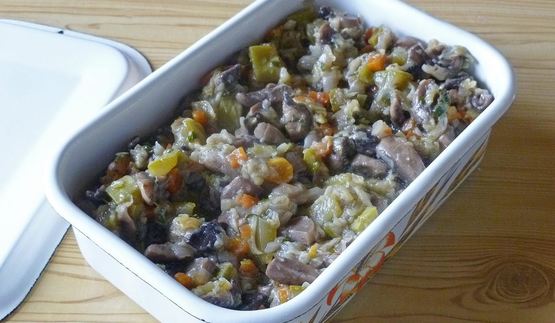 овощное рагу с грибами