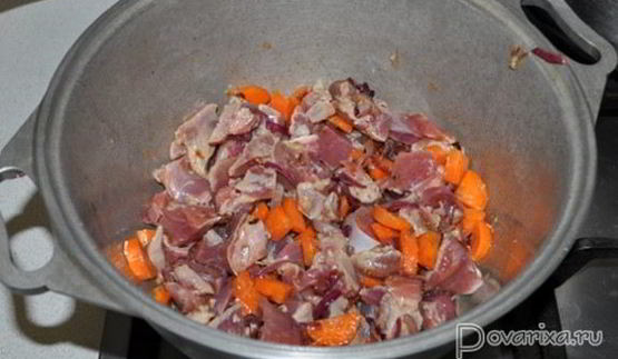 овощное рагу с индейкой