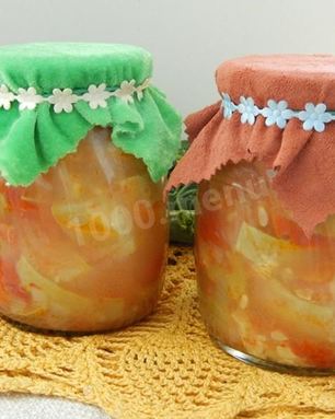 Овощное рагу с кабачками на зиму