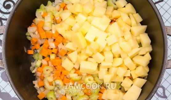 овощное рагу с красной фасолью