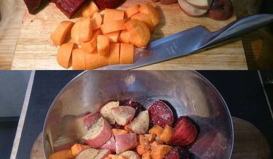 печеное овощное рагу