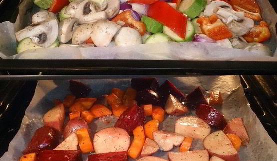 печеное овощное рагу