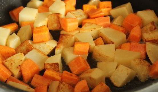 постное овощное рагу в тыкве